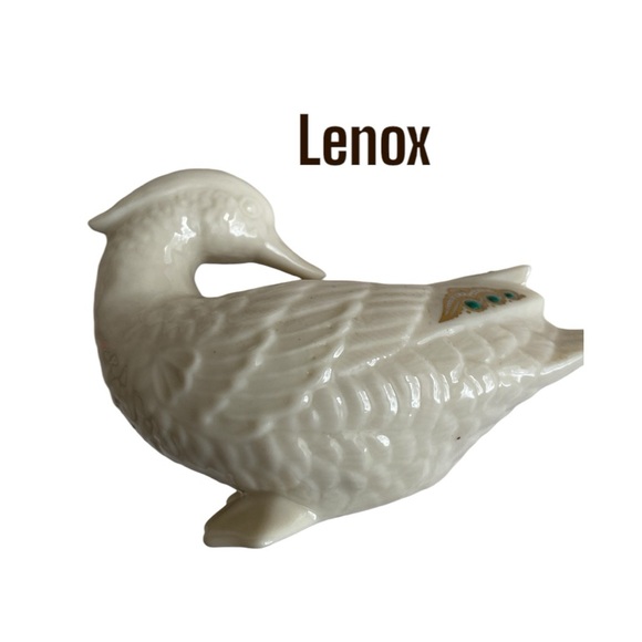 Lenox China Jewels Duck Figurine - Picture 1 of 9
